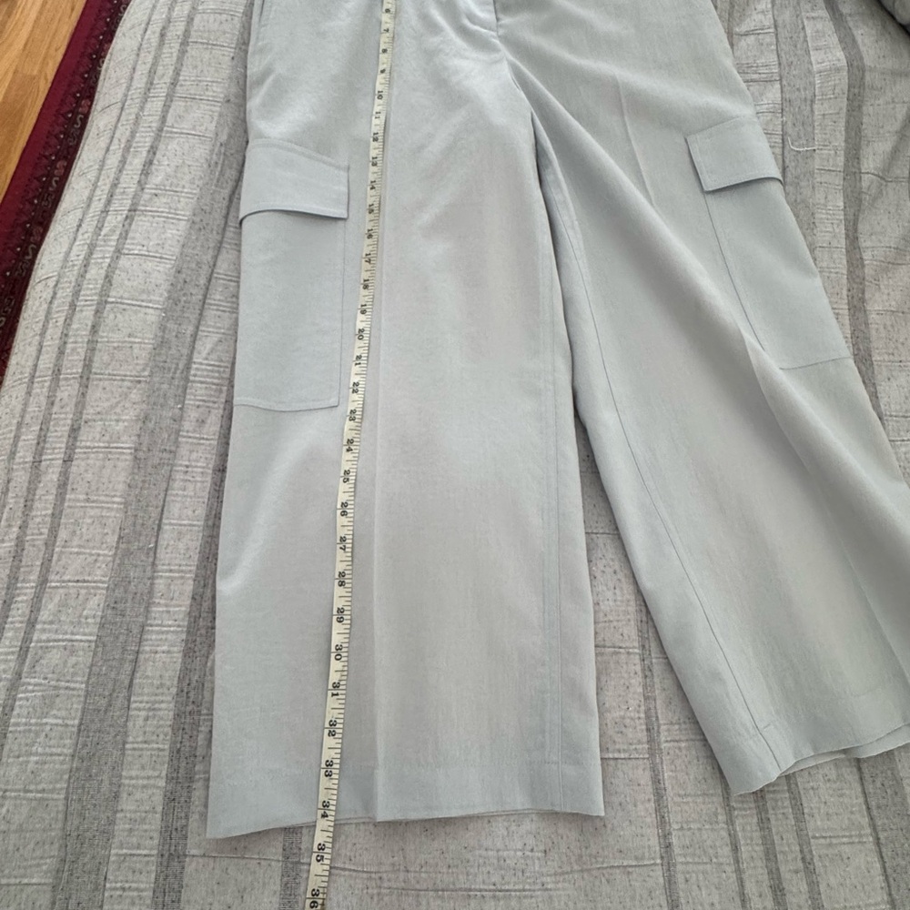 Theory Light blue Cargo pants size 6 inseam 23.5 inches - Picture 6 of 8